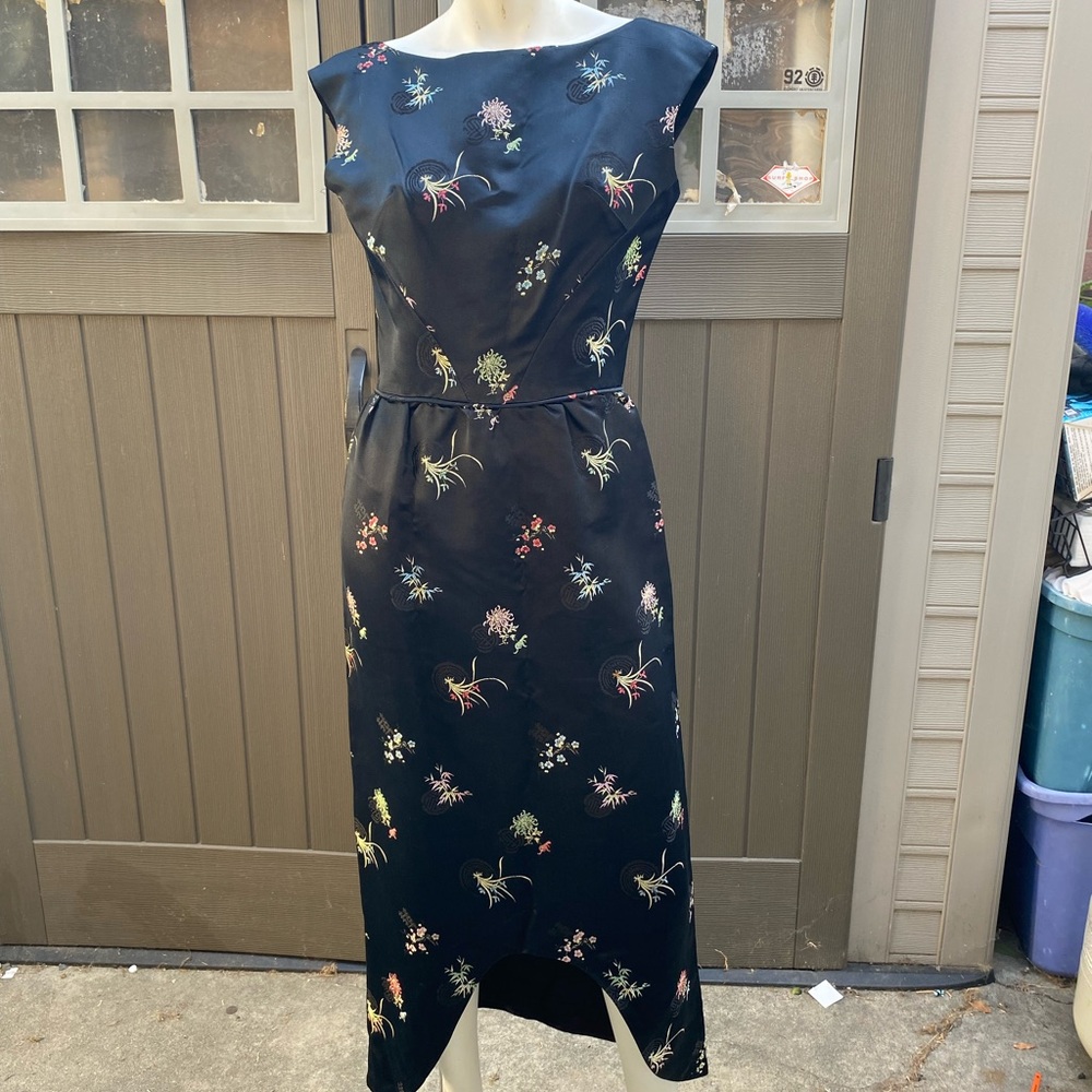 Vintage ladies Asian Chinese formal gown satin dress cheongsam retro pinup